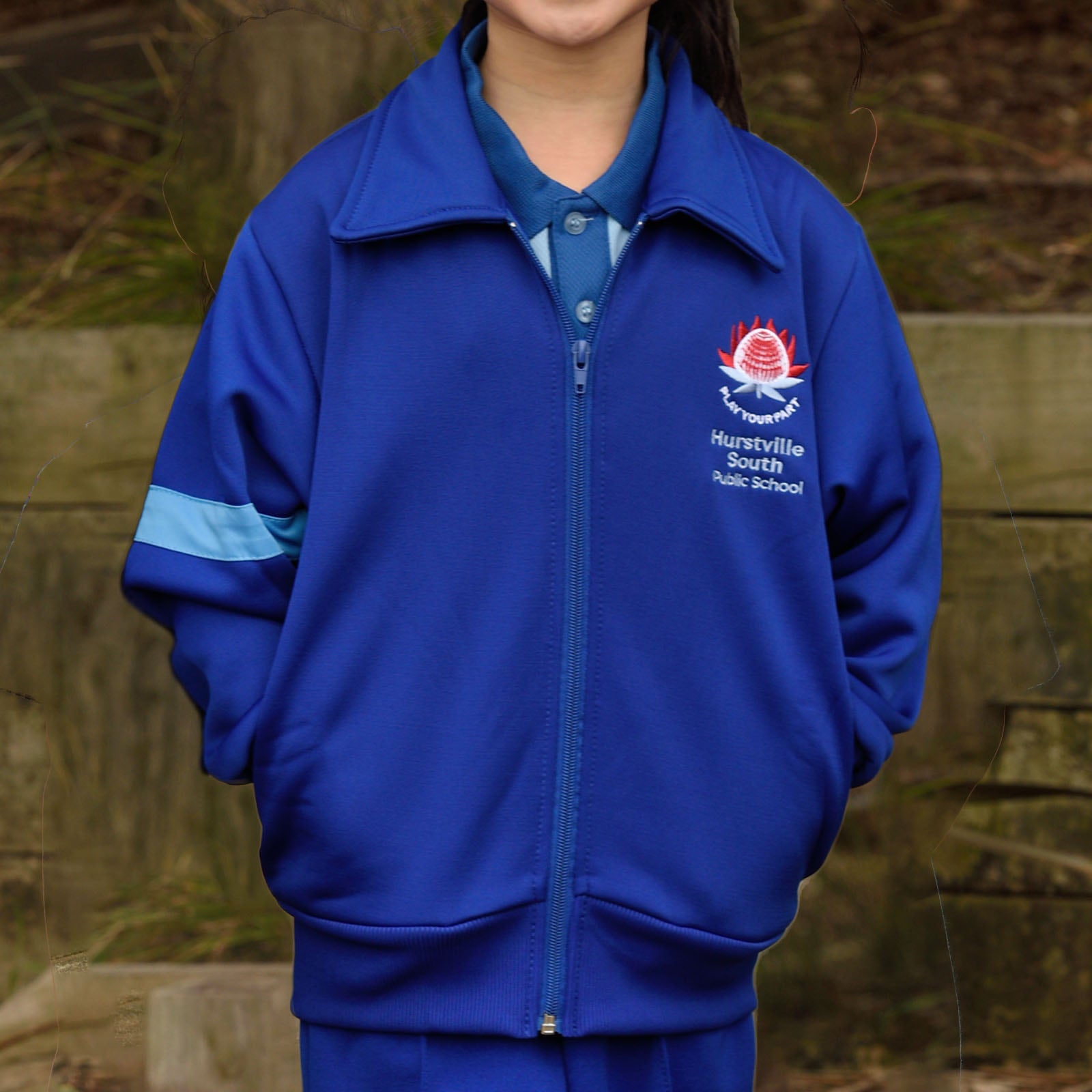 Zip Front Jacket with School Logo | HSPS P&C - Uniform Shop